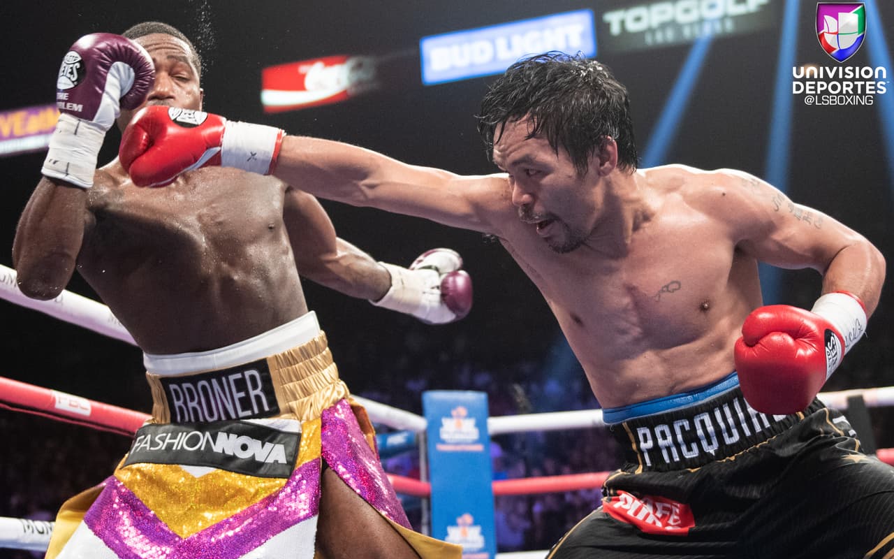 Manny Pacquiao se llevó la decisión unánime de los jueces con puntaje de 17-111, 116-112 x2. De esta forma retuvo su título mundial wélter de la AMB.