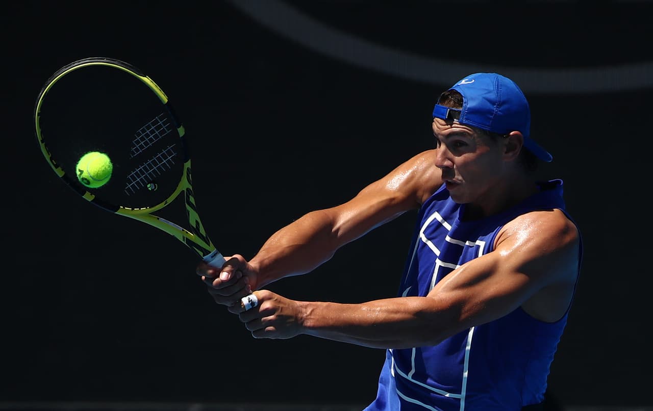 Así se preparan los grandes como el español Rafael Nadal (foto), el suizo Roger Federer, el alemán Alexander Zverev, el serbio Novak Djokovic, la juvenil francesa Clara Burel y el belga David Goffin para el Australian Open.