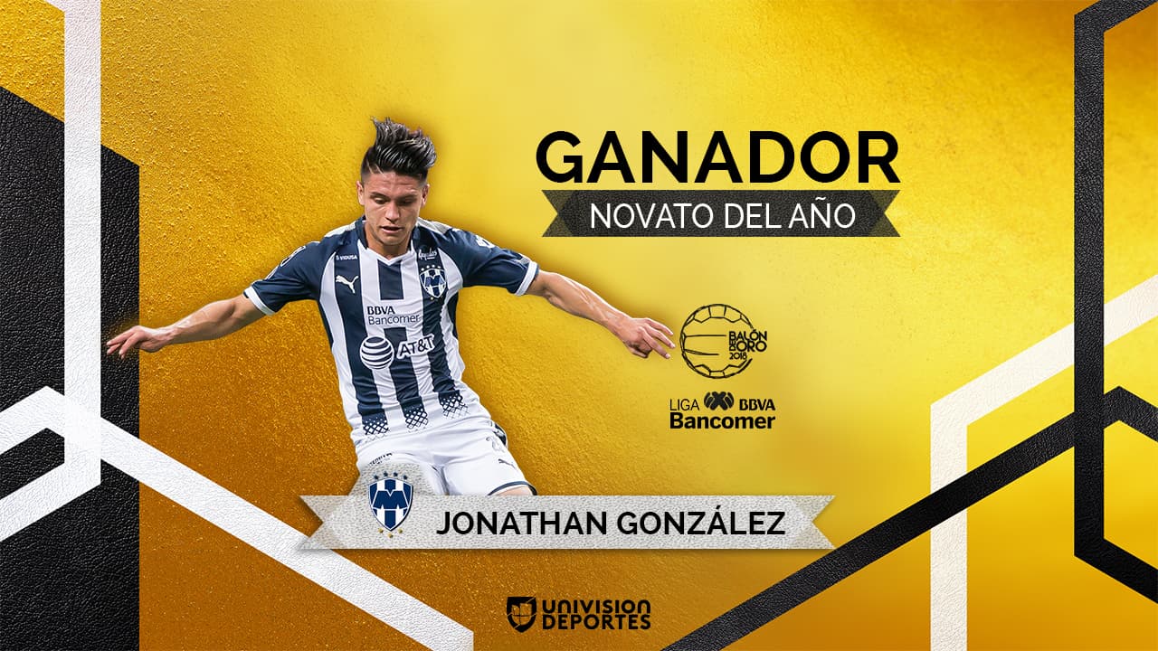 Jonathan González: ganador del Balón de Oro al Mejor Novato