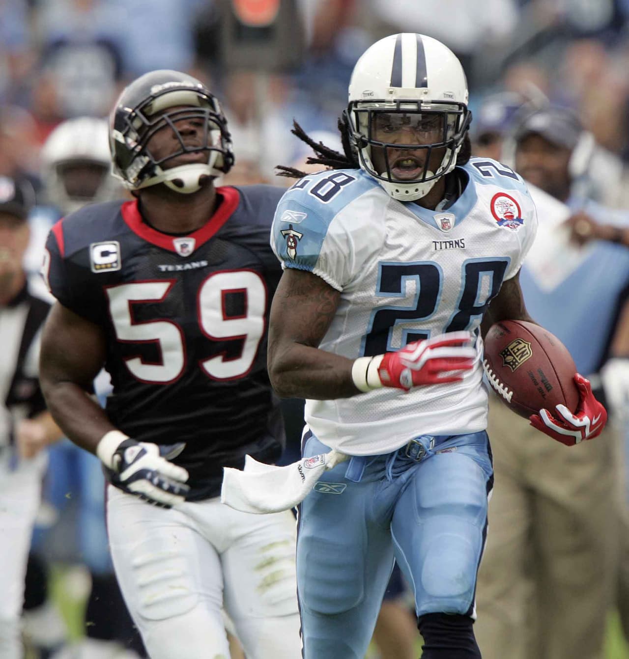 Miller se unió a CHRIS JOHNSON (20 de septiembre de 2009) como los únicos jugadores en la historia de la NFL con un acarreo de 85 o más yardas para touchdown y una recepción de 50 o más yardas para anotación en un mismo juego. Miller es el único que ha conseguido ese hito en un mismo cuarto.