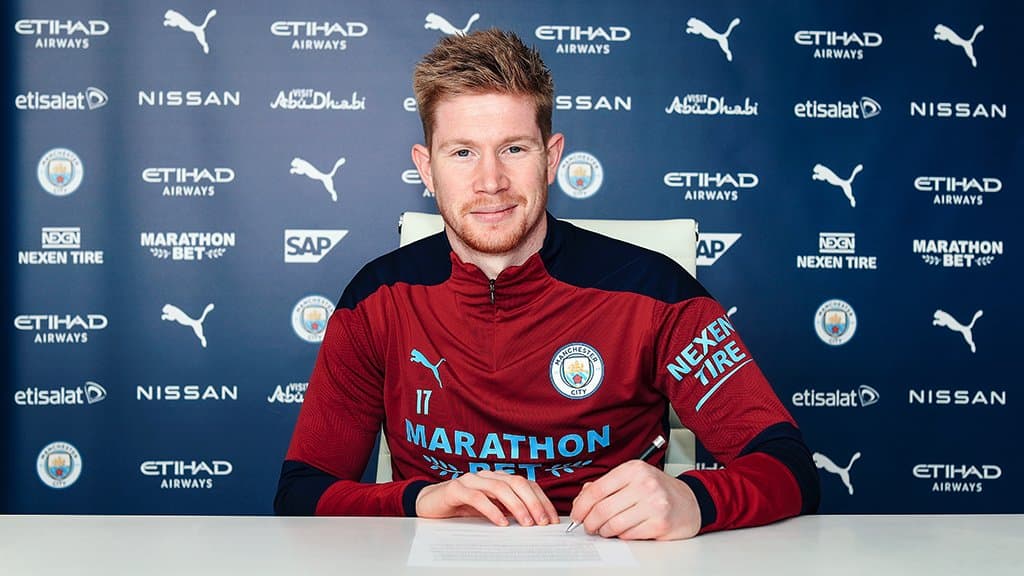 Manchester City renueva a Kevin de Bruyne hasta 2025