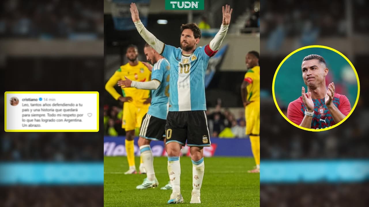 ¡Entre GOATS se entienden! Cristiano reacciona a despedida de Messi