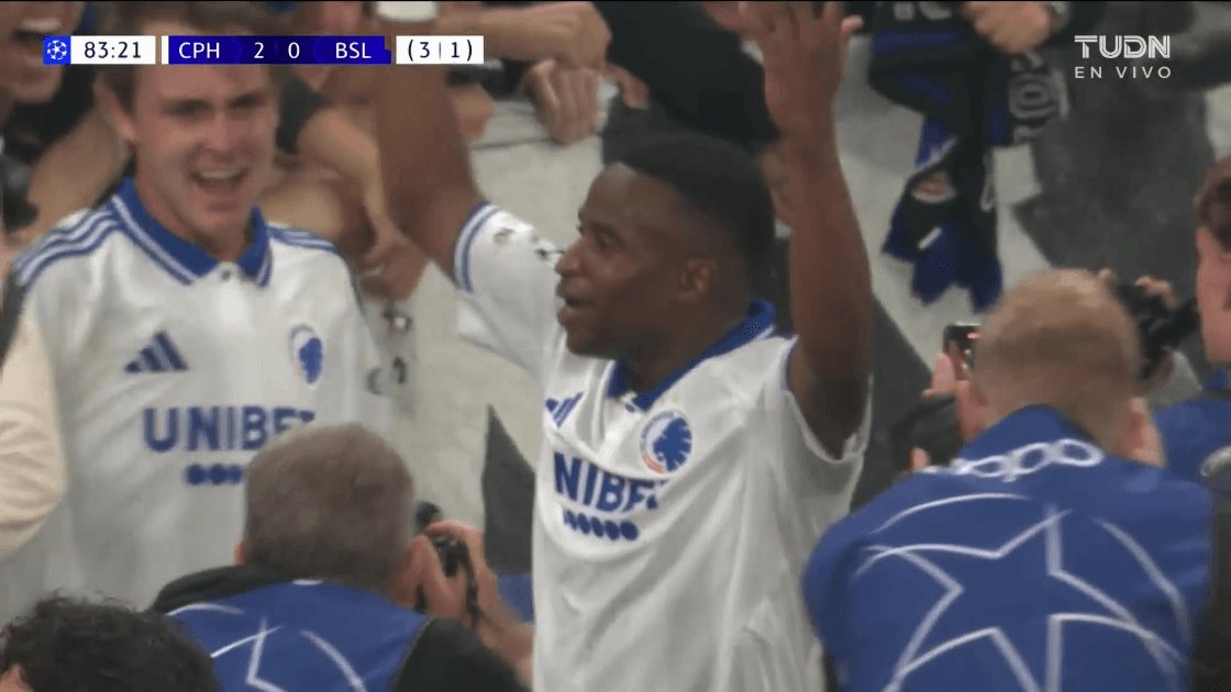 ¡Frialdad total! Moukoko no falla y anota el segundo del Copenhague