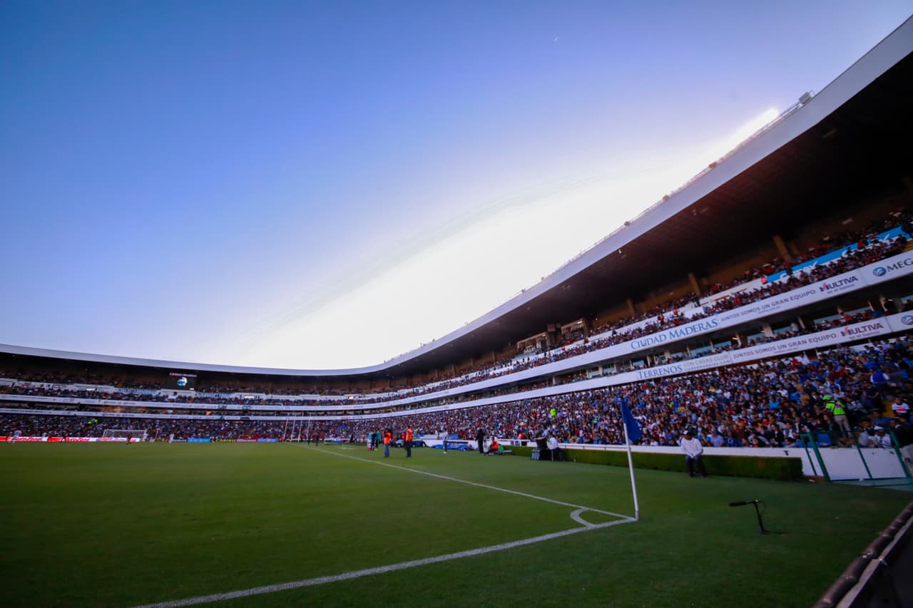 Estadio La Corregidora (Querétaro 0-2 Pumas): 18.107 espectadores