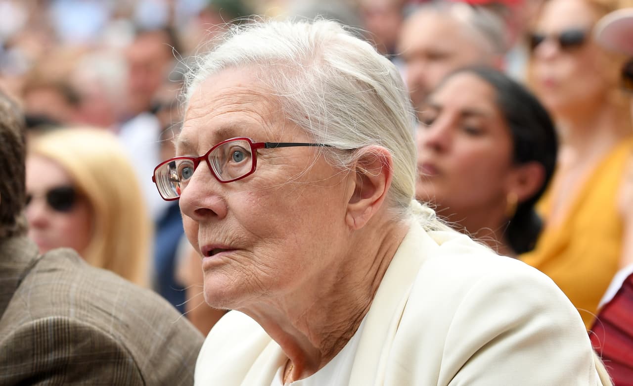 La actriz británica Vanessa Redgrave fue una de las invitadas de honor.