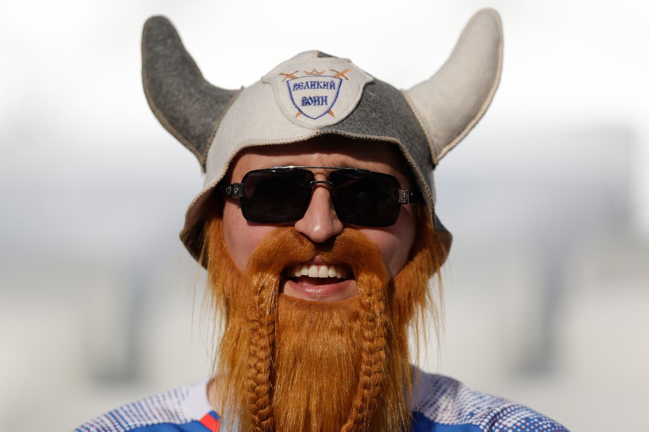 La cultura vikinga de Islandia y el colorido africano de Nigeria quedaron expuestos en la alegría de sus hinchas en medio del partido de ambos países por el grupo D del Mundial de Rusia 2018.