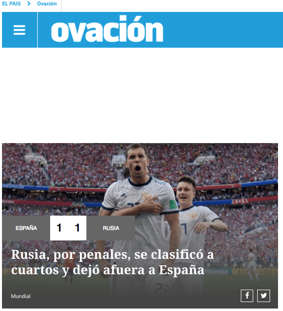 El diario
<i>El País</i> de Uruguay.
