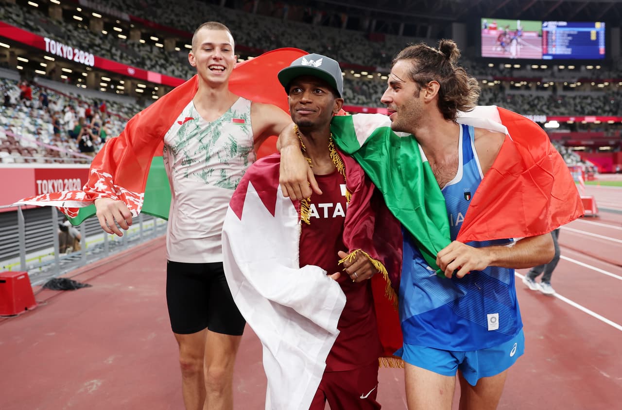 Barshim y Tamberi comparten el oro en Salto de Altura