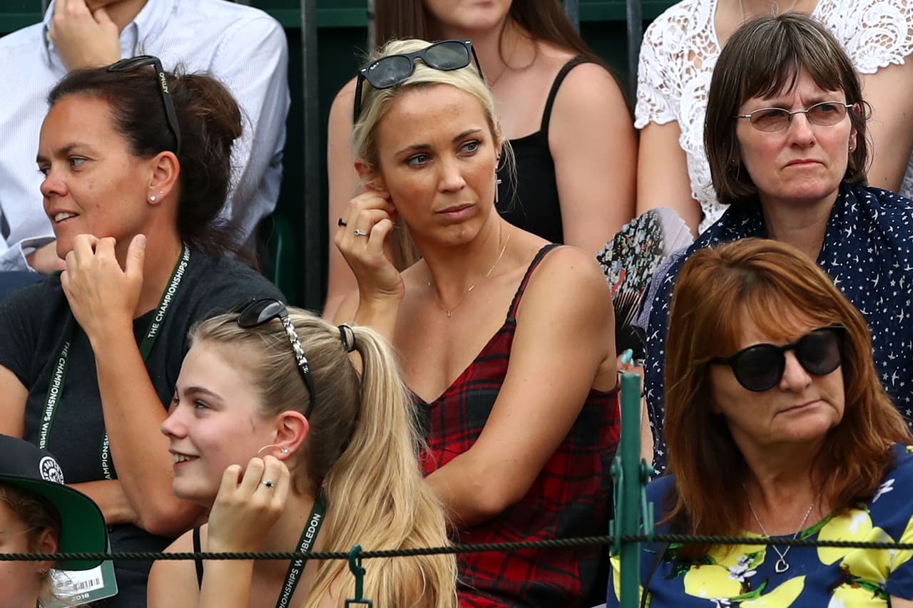 Bec Hewitt, esposa de Lleyton Hewitt, también se ha dejado ver en Londres.