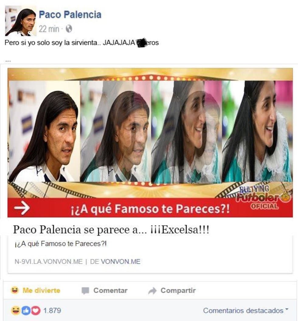 La singular aplicación es un éxito en las redes sociales y los jugadores de fútbol fueron el objetivo del 'humor cibernético'.