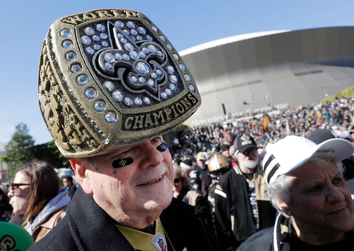 Otro anillo de campeón, el sueño de los fanáticos de los Saints.