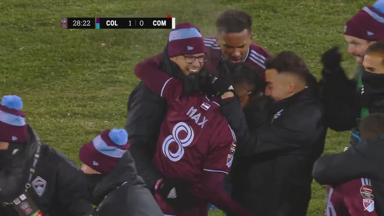 ¡Llega el invitado especial! Max Alves hace el 1-0 de Colorado Rapids