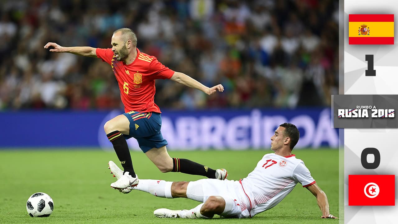 España no despejó las dudas a pesar de vencer por la mínima a Túnez