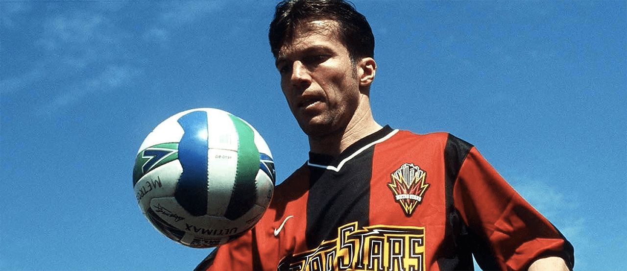 Como jugador de los MetroStars en 2000, Matthaus jugó solo 16 partidos y nunca anotó un gol.