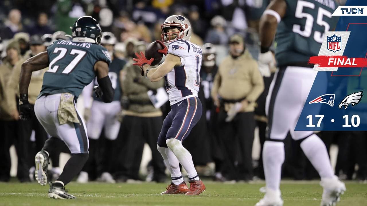 Patriots remonta y vence a Eagles en Philadelphia