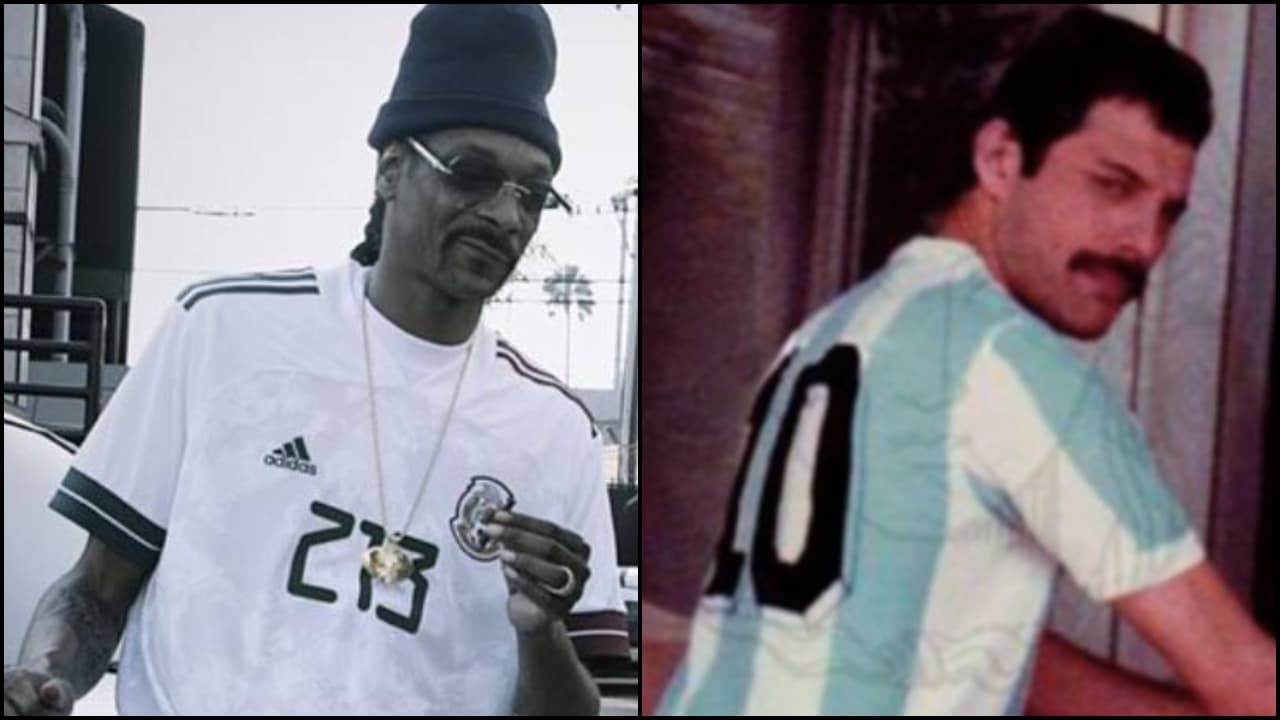 Los famosos que han sorprendido con playeras de futbol.