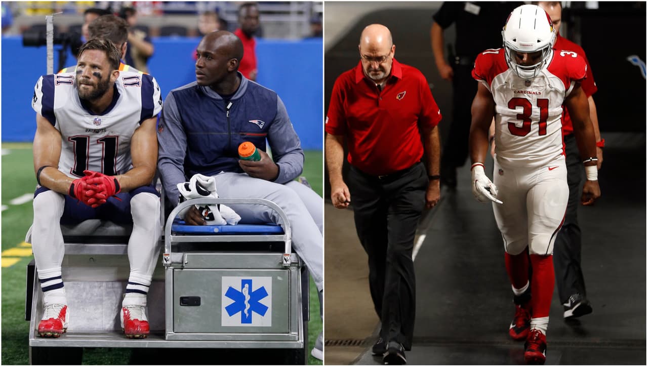 Las lesiones están amenazando la calidad del juego, cuando los mejores intérpretes no están en acción. Ausencias como las de Julian Edelman de los Patriots y David Johnson de los Cardinals no fueron buen augurio al principio de la campaña.