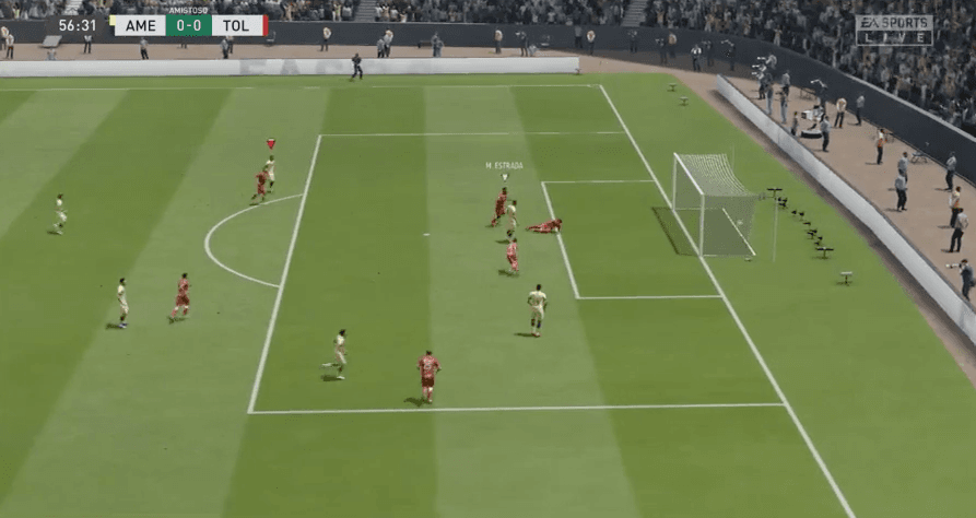 Cáseres lo hace de nuevo y vuelve a remontar, ahora fue 2-1 al Toluca de 'Pipe' Pardo para darle los tres puntos al América.