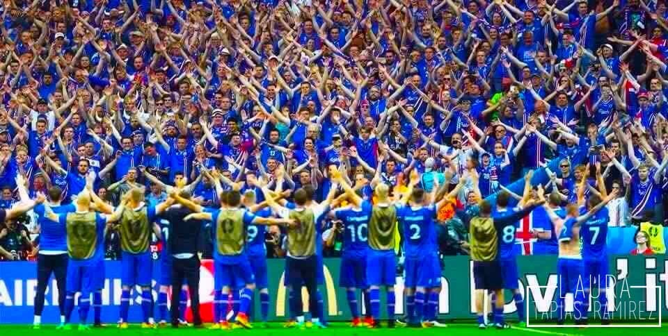 Cerramos con Islandia. Será un gusto para todos los aficionados el poder disfrutar de los emotivos festejos de estos guerreros.