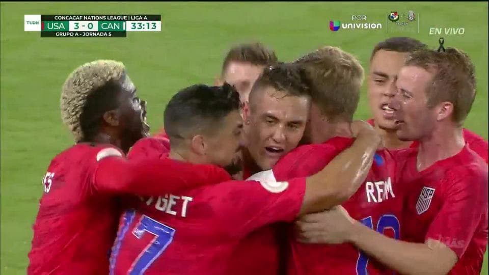 ¡GOOOL! Aaron Long anota para USA