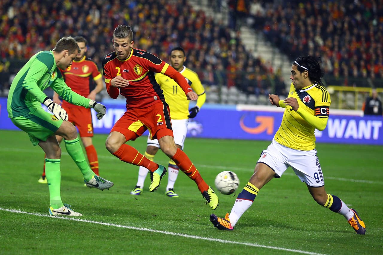<b>2. Bélgica 0-2 Colombia (2013) - </b>En el mes de noviembre, ya con la clasificación al Mundial confirmada, el equipo cafetero tuvo una gira europea que inició en el Estadio Rey Balduíno de Bruselas ante los locales.