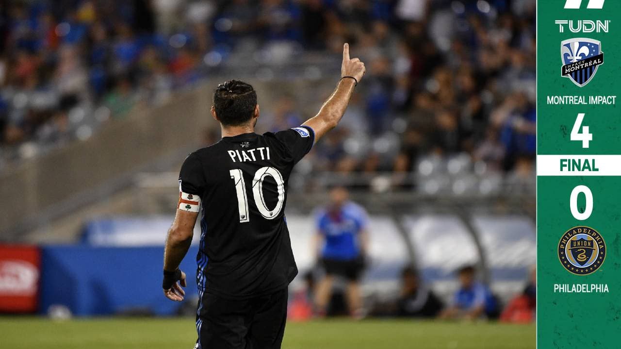 Volvió el ídolo: Piatti reapareció con Montreal en goleada sobre el Philly de Marco Fabián