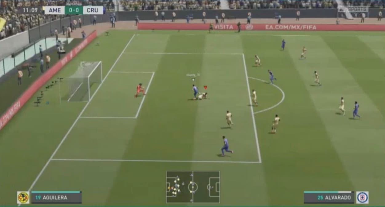 Santiago Giménez y la Máquina fueron los encargados de darle un baile y una goleada a las Águilas de Nicolás Benedetti.