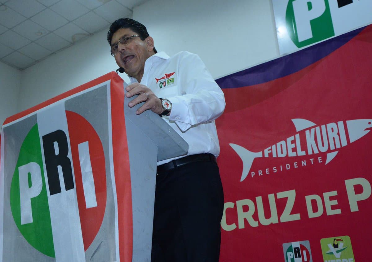 Fidel Kuri está en campaña para ser alcalde de Veracruz.