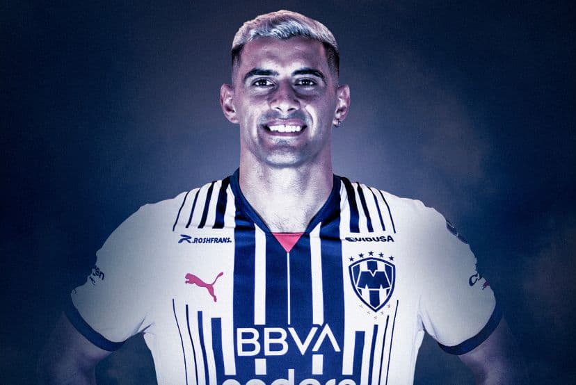 Germán Berterame ya es nuevo jugador de Rayados.