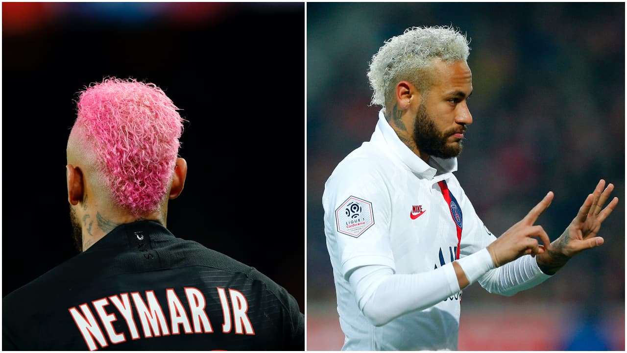<b>Neymar Jr.</b>
<br>- Es de brasileños ser extravagantes.
<br>- El actual jugador del PSG ha ocupado distintos 'looks' durante su carrera, desde ocupar el cabello largo hasta teñirse la greña como aquí lo vemos.