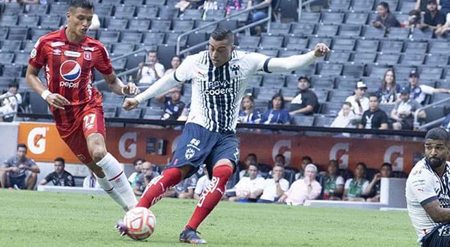 Monterrey no tuvo piedad con el América de Cali y le puso un baile en el amistoso.