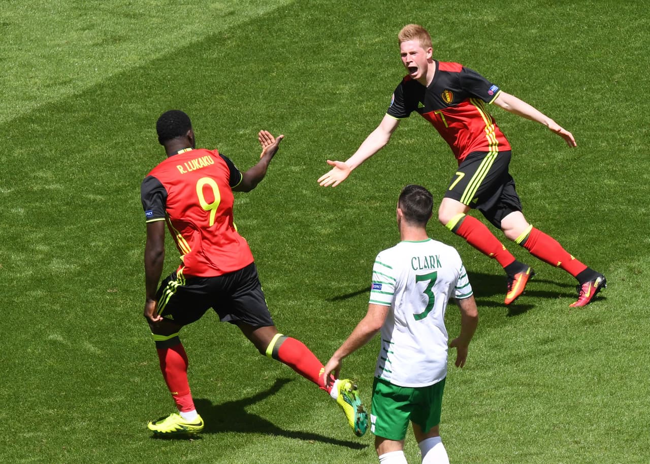 Los diablos por fin demostraban su poder ofensivo y rompian más de 135 minutos sin marcar gol en la Euro actual.