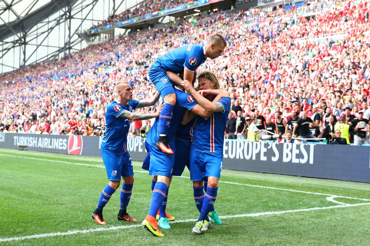 Por primera vez en su historia Islandia estaba arriba en el marcador en un partido de Eurocopa.