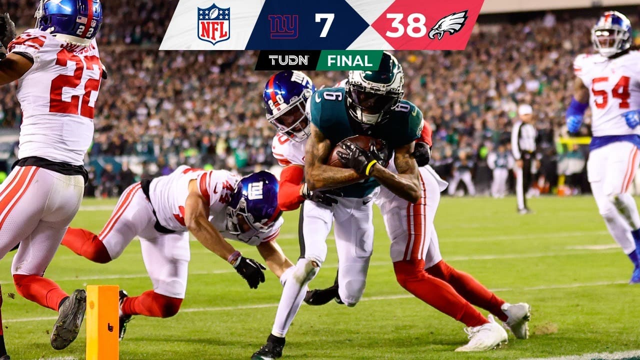 ¡Águilas Reales! Philadephia aplastó a Giants y van a la final de la NFC 