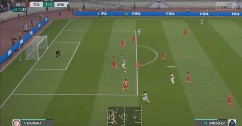 Diego Rosales demostró un gran nivel de juego al mando de los Diablos y goleó a los Pumas del defensa Luis Quintana.