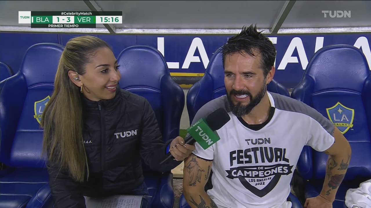 Mafer Alonso estuvo en cancha entrevistando a los protagonistas.