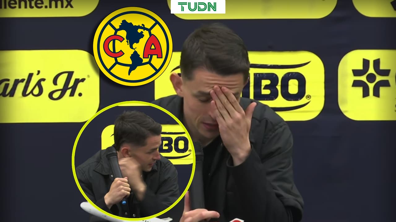 Fidalgo acepta dolor por dejar al América y casi llora en plena conferencia en vivo