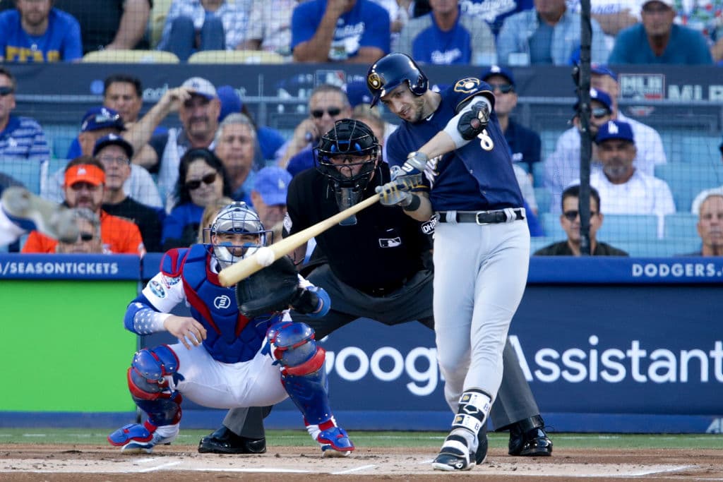 Los Brewers dieron el primer golpe. Tan pronto como el primer inning, los visitantes se pusieron adelante en la pizarra gracias a un doblete remolcador de Ryan Braun por el prado izquierdo.