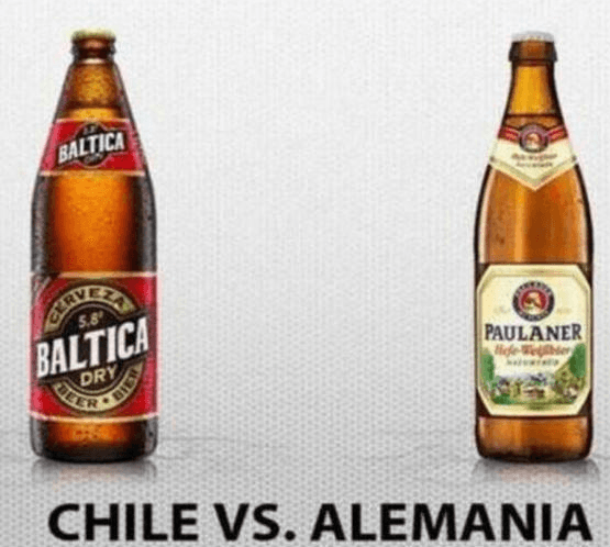 Las redes sociales se ríen de la derrota de Chile ante Alemania.