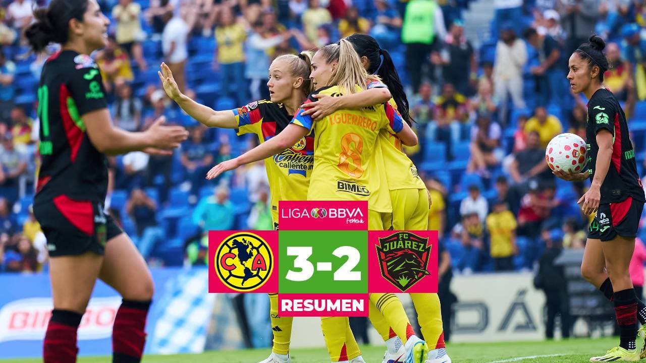 América avanza a las Semifinales de la Liga MX Femenil al doblegar a Bravas