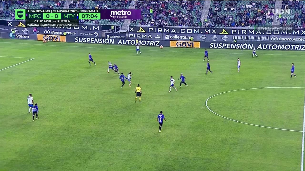 ¡TIRO ATAJADO! disparo por Germán Berterame.