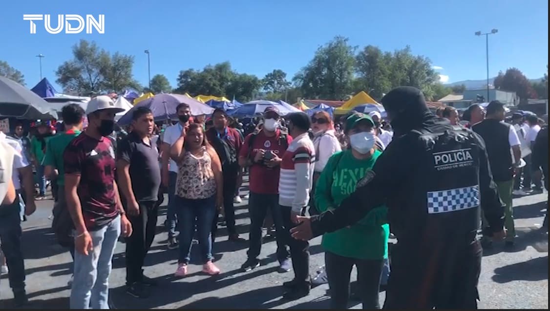 Se desata bronca en el Azteca previo al México vs. Honduras
