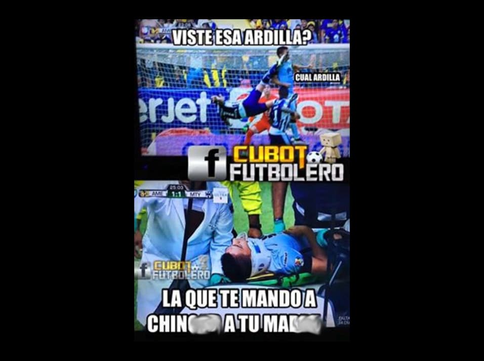 A pesar de que fue un partido lleno de emociones, los memes estuvieron a la orden del día para burlarse de ambos equipos.