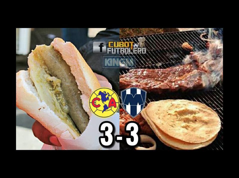 A pesar de que fue un partido lleno de emociones, los memes estuvieron a la orden del día para burlarse de ambos equipos.