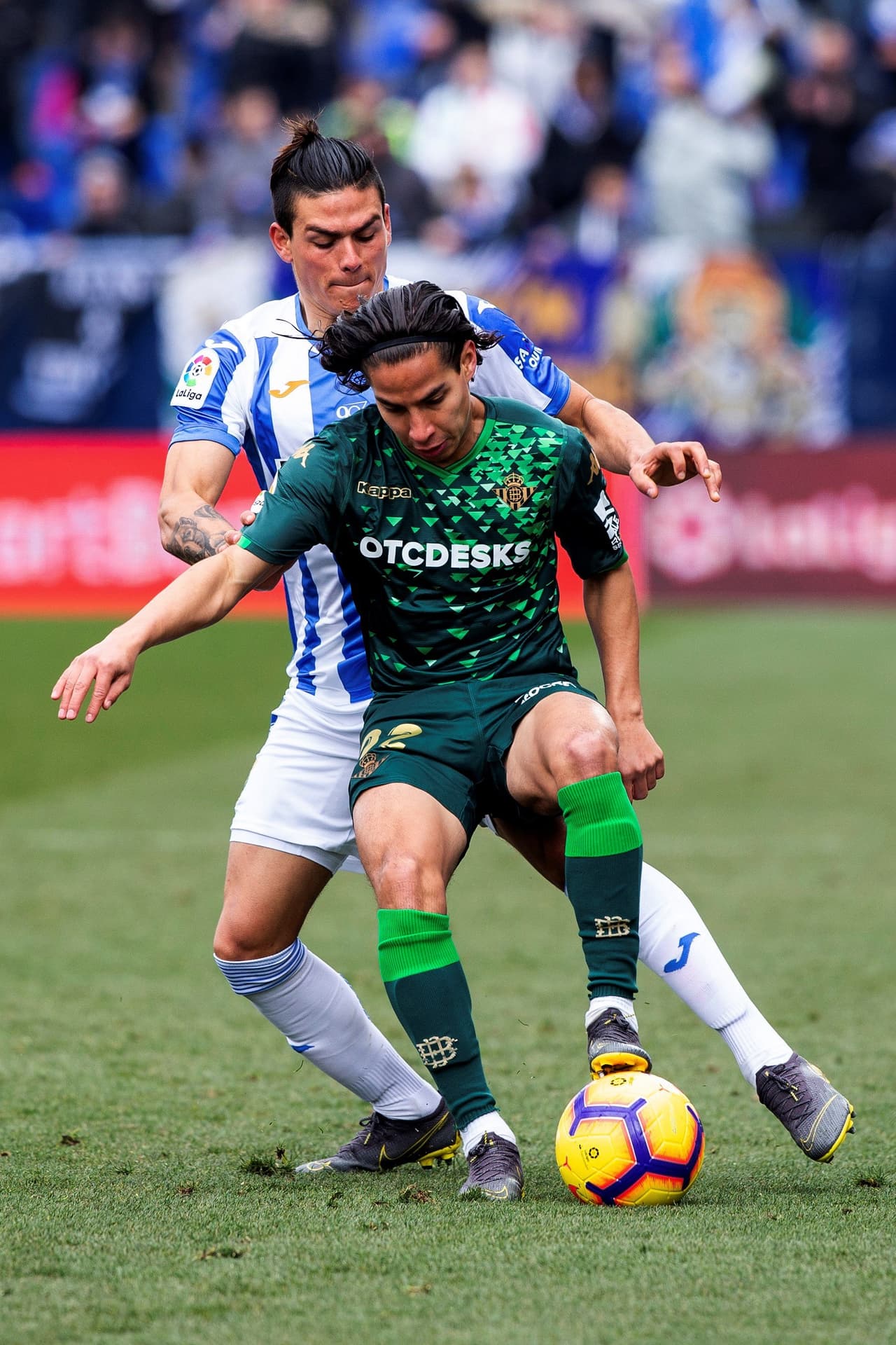 Diego Lainéz entró al primer minuto del segundo tiempo, mientras que al minuto 25 estuvo en cancha Andrés Guardado. Diego Reyes entró por Leganés al minuto 32.
