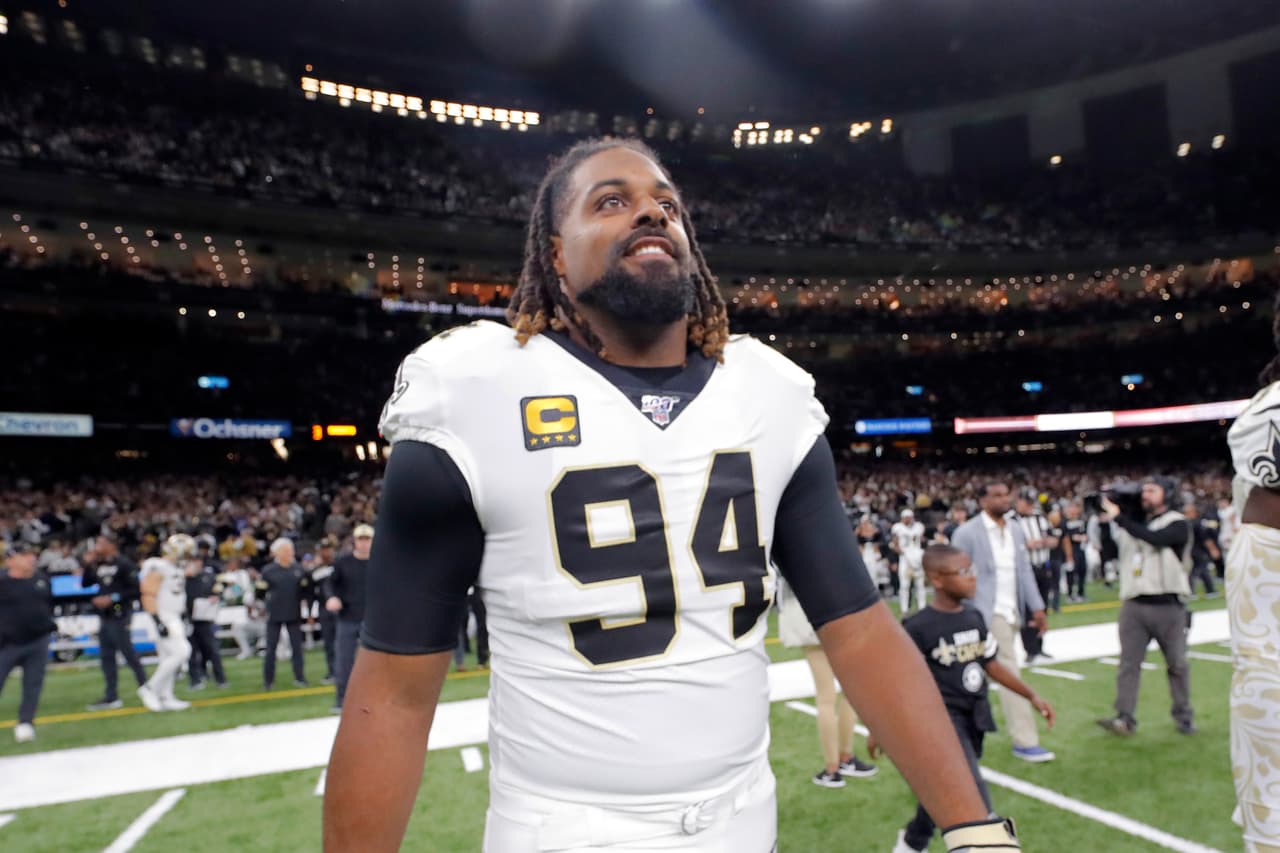 En la defensiva de la NFC está Cameron Jordan de New Orleans Saints.