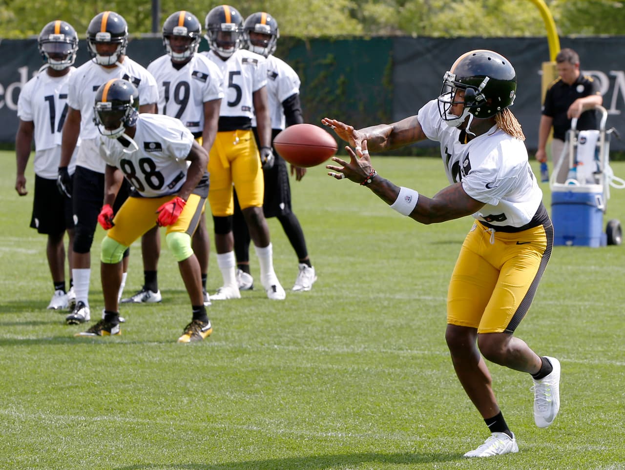 Martavis Bryant llegó a los entrenamientos de los Steelers con 10 libras más de músculo