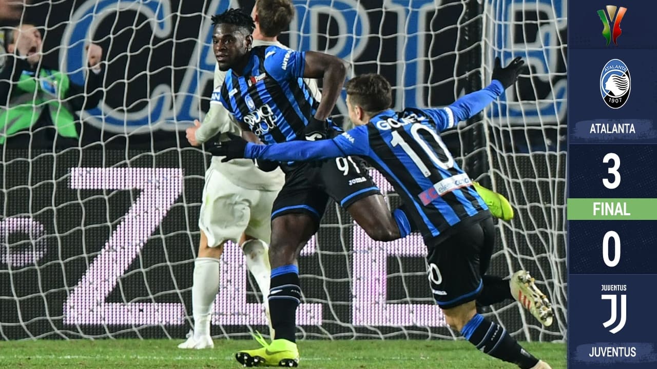 Duván Zapata y el Atalanta eliminan a la Juventus de la Copa Italia con Cristiano en cancha