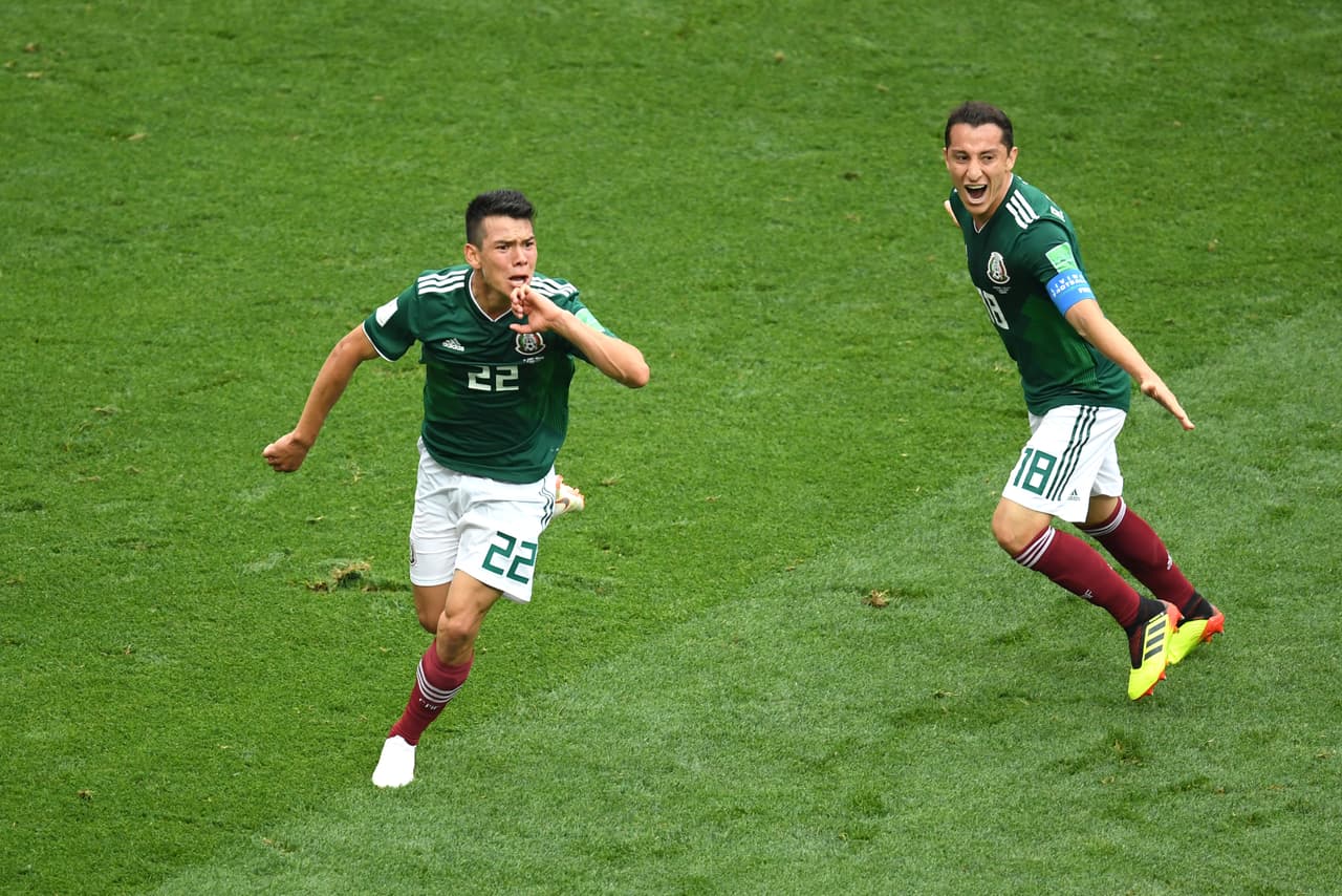 Estas son las calificaciones de los jugadores de México que participaron en el partido ante Alemania este domingo en el debut mundialista.