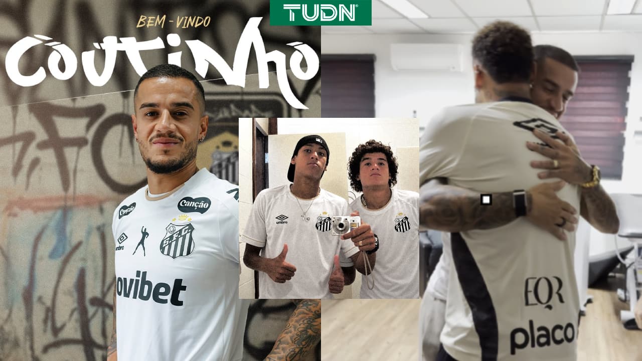 ¡Coutinho y Neymar jugarán juntos! Así fue su reencuentro en Santos